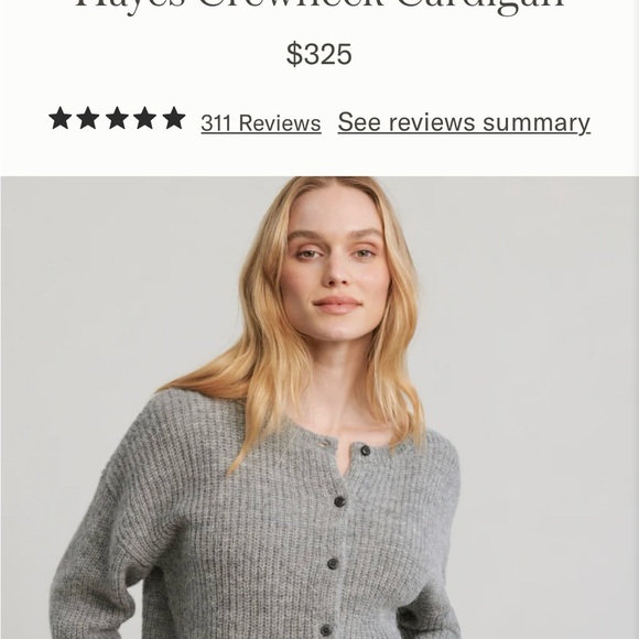 Jenni Kayne Sweaters - Jenni Kayne Hayes Crewneck Cardigan